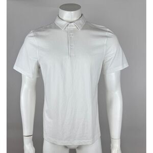 Lululemon Evolution Short Sleeve Polo Shirt Mens M-L?‎ Stretch Collared Golf Top